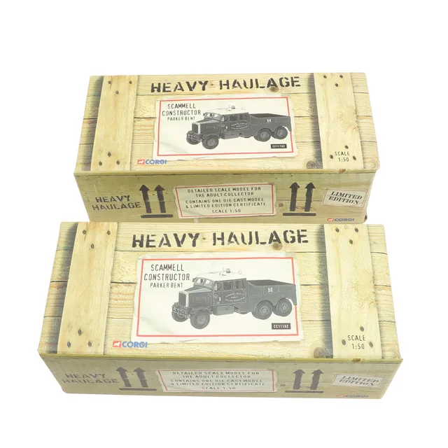 CORGI TOYS - HEAVY HAULAGE LIMITED EDITION MODELS.