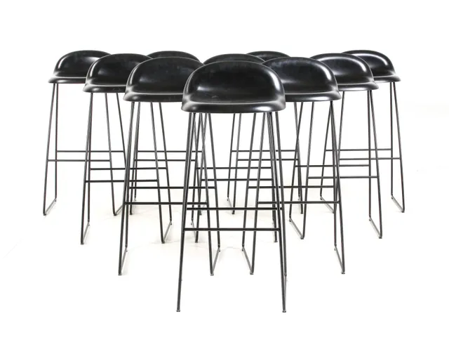 Komplot Design for GUBI. 10 barstools, 3D model (10)
