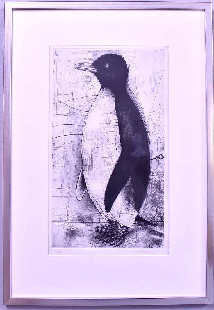 PG THELANDER. Färgetsning. — Engravings & Prints — Halmstads Auktionskammare