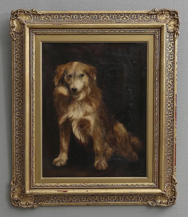 OIDENTIFIERAD KONSTNÄR. olja på duk, otydligt signerad, England, 1800-talets första hälft.