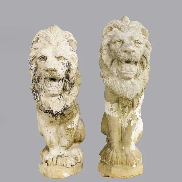 GARDEN LIONS.