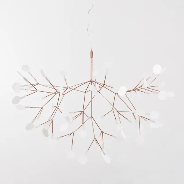 BERTJAN POT. "Heracleum III ", takarmatur, kopparfärgad, Moooi, Nederländerna.