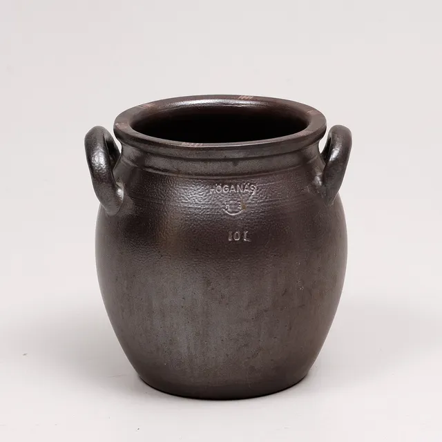 KRUKA, saltglaserat, Höganäs, 10 L.