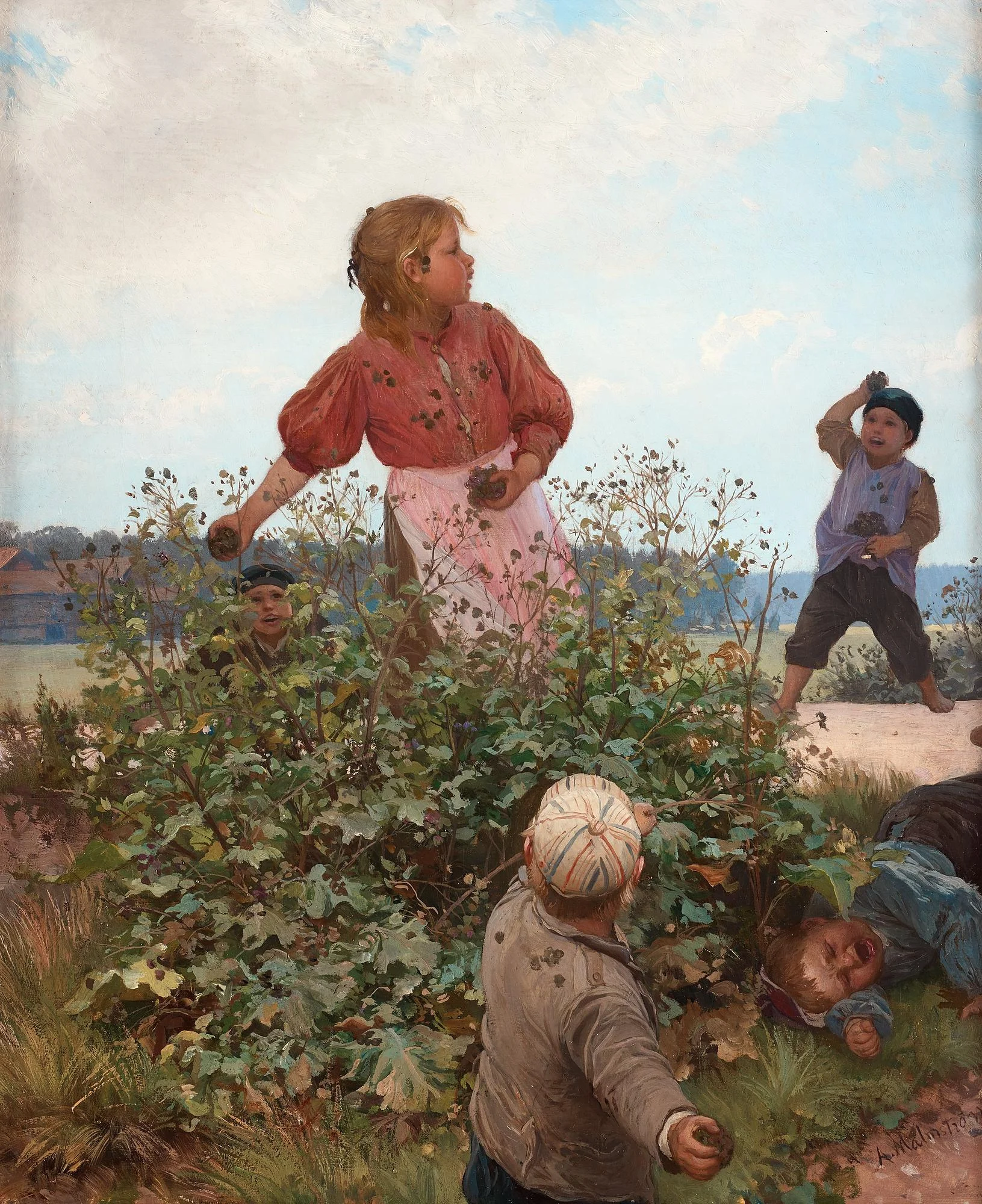 August Malmström, "En modern Blenda". — Bukowskis