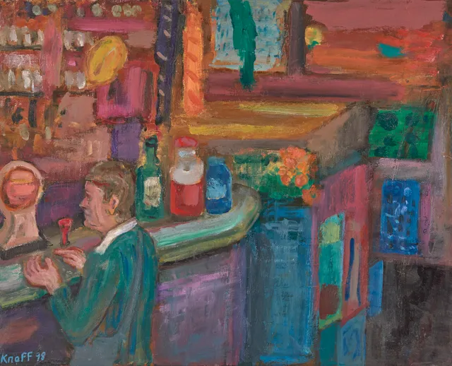 Knoff, Johan Ulrik — "Den spanske cafe - Paris" 1998