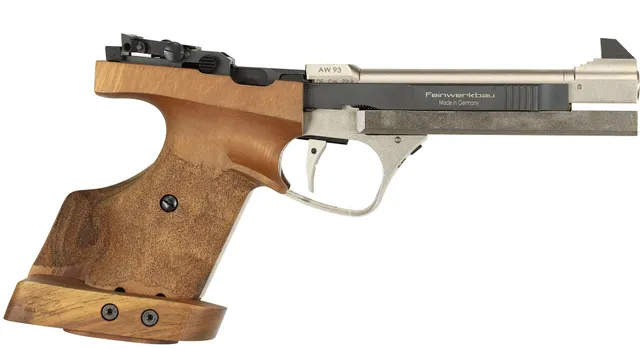 PISTOL, Halvautomat, fabrikat Feinwerkbau, modell AW93, kaliber .22LR, tillv.nr 18026234, se-nr SE3328572.