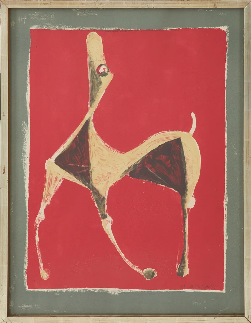 MARINO MARINI. EFTER. färglitografi, signerad i trycket samt numrerad 72/100. — Engravings & Prints — Stockholms Auktionsverk Sickla