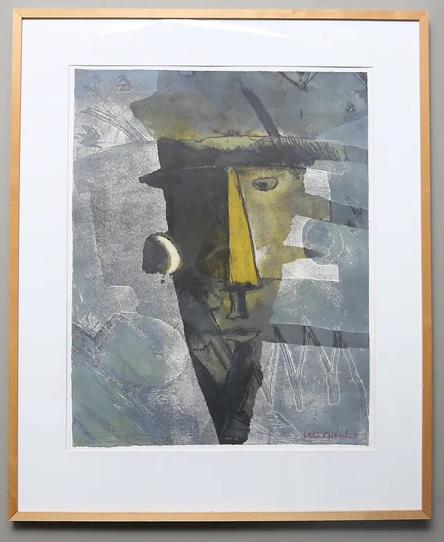 LARS RYLANDER. Färgetsning, signerad.