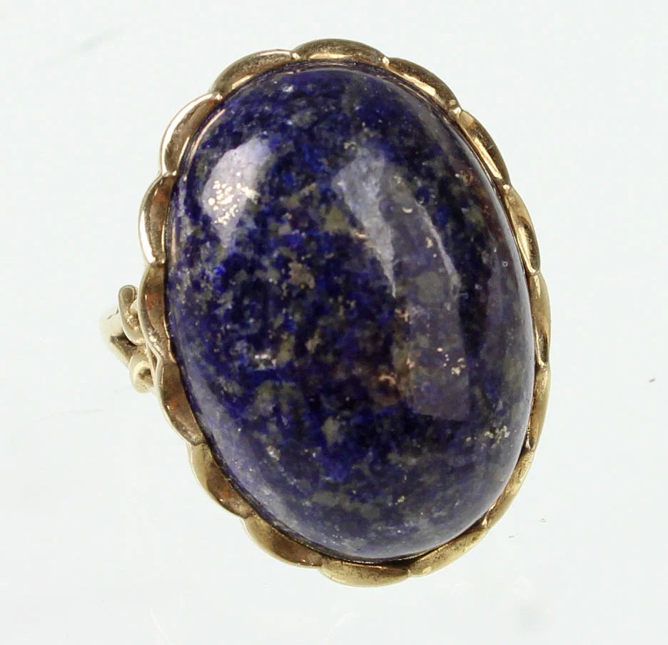 RING MIT LAPISLAZULI, IN SILBER 925. — Rings — Auktionshaus Bossard