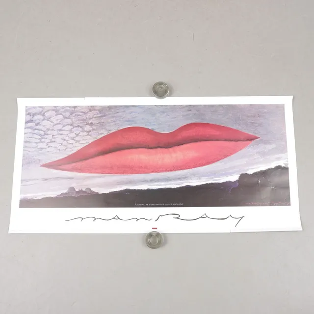 MAN RAY, affisch, Artpost, 1988.