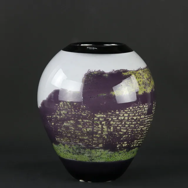OLLE BROZÉN. Vas, glas, "Unique", Kosta Boda.