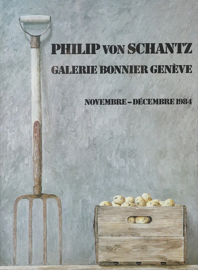PHILIP VON SCHANTZ. EFTER. Utställningsaffisch.