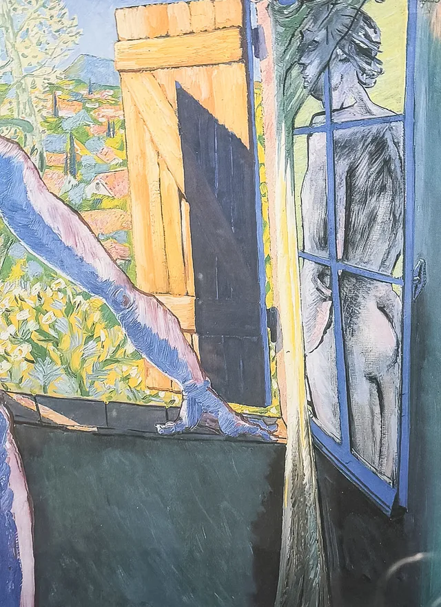 GUY KROGH. KONSTTRYCK, "Vinduet", signerad i trycket.
