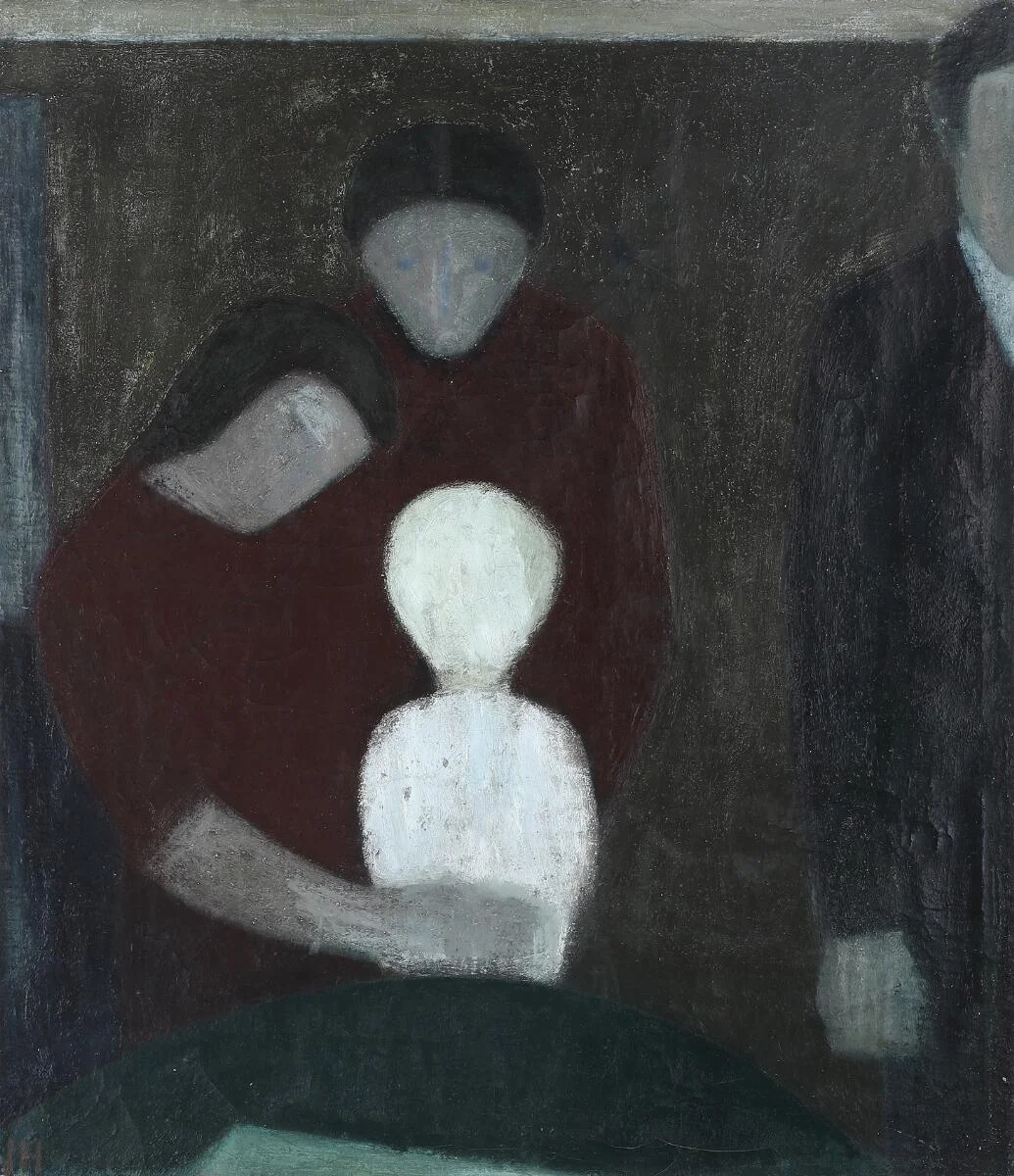 Untitled. Signed JH. Oil on canvas. 124×105 cm. — Modern Paintings/Modern art — Bruun Rasmussen