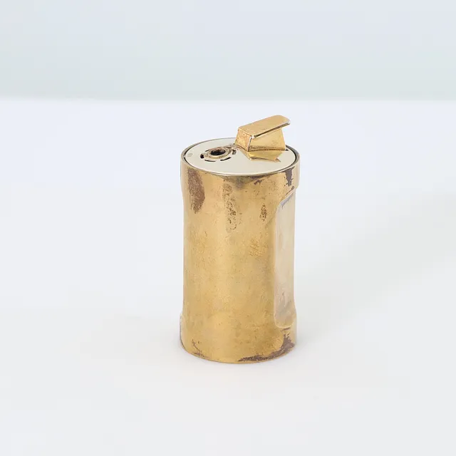 PIERRE FORSSELL. 1925-2004. Bordständare, mässing, Skultuna nr 85, signerad, 1985.