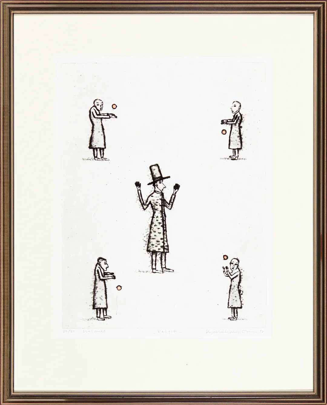 Killi-Olsen, Kjell Erik — "Valget" 1992 — Kunst/Grafikk — Blomqvist