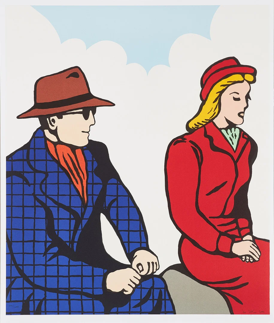 JAN HÅFSTRÖM, (FÖDD 1937). "Mr Walker", signerad, daterad 2003, numrerad 744/2000, färglitografi. — Engravings & Prints — Stockholms Auktionsverk Magasin 5