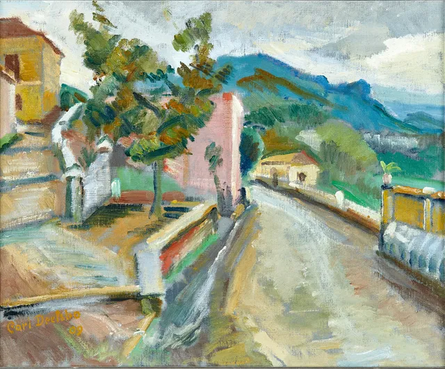 CARL DEELSBO (1892-1990), Mallorca, signerad och daterad ’Carl Deelsbo 09’, olja, duk på pannå.