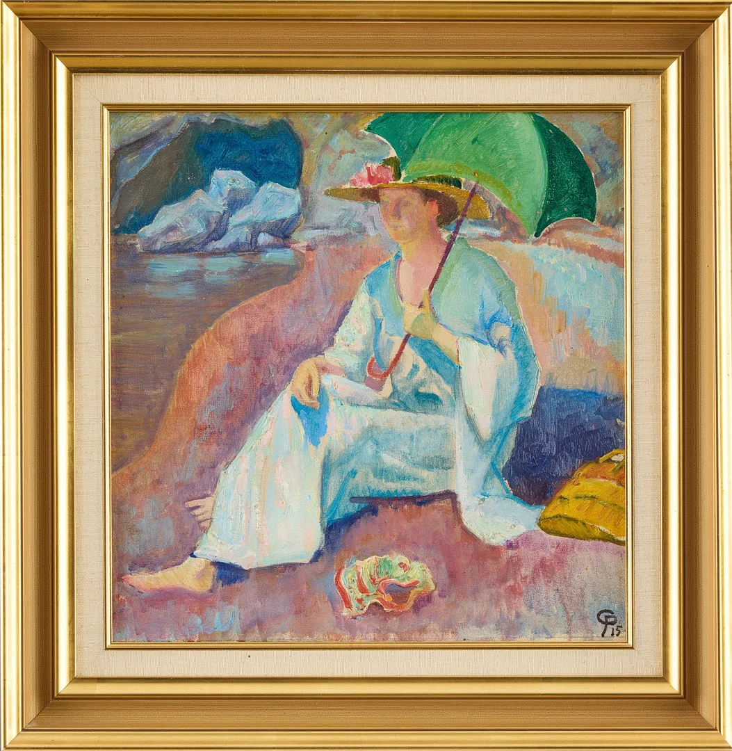 CARL PALME (1879-1960). "På stranden". — Paintings — Stockholms Auktionsverk Magasin 5