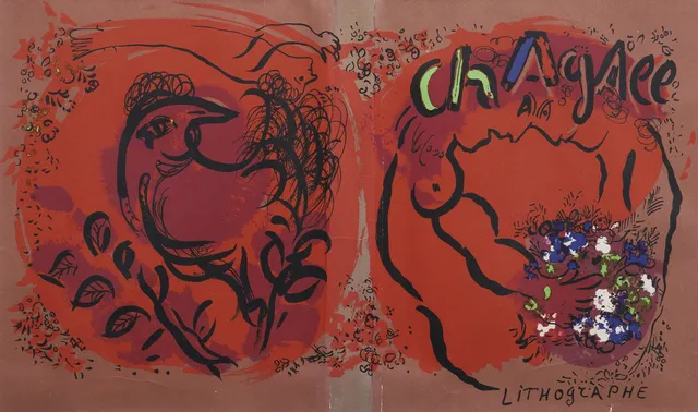 MARC CHAGALL LITHOGRAPHE, OMSLAG.