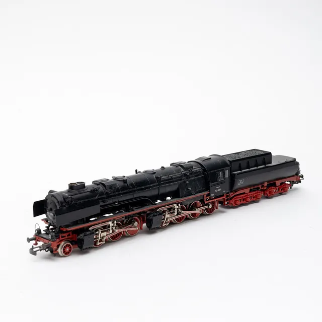 MÄRKLIN 3102 tyskt ånglok med tender BR 53 Mallet, originalkartong som inte syns på bild.