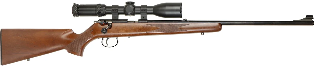 KULGEVÄR, fabrikat Anschütz, modell 1416, kaliber .22lr, tillv.nr 3103307, se-nr 2324172. — Rifles — Walter Borg
