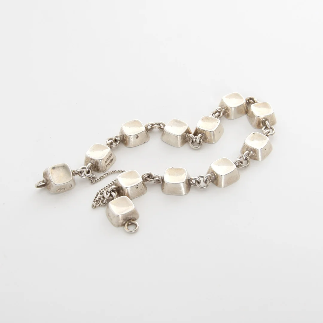 SIGURD PERSSON. 1914-2003. "Ruta", silverarmband, Stigbert Engelbert, 1957. — Bracelets — Auktionsverket Engelholm