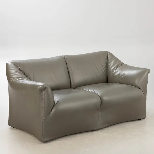 MARIO BELLINI. Cassina, Zweisitzer / Sofa, Modell 'Tentazione', 1970er Jahre, Italien.
