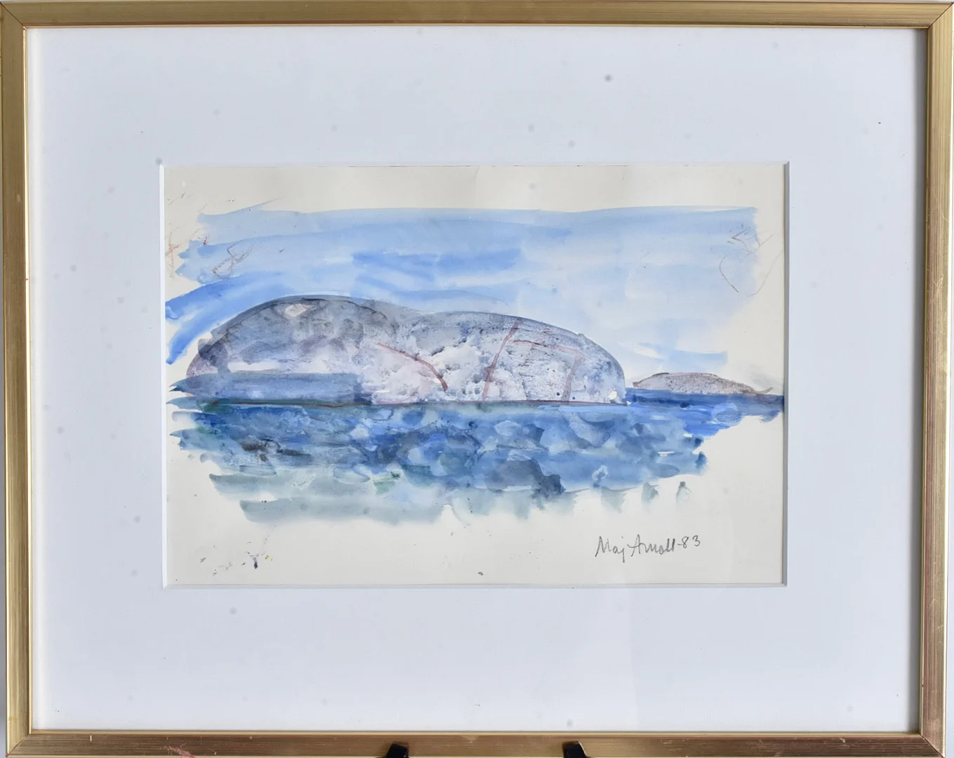 MAJ ARNELL. Akvarell. — Paintings — Halmstads Auktionskammare