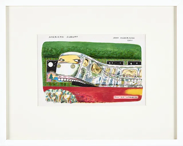 JOHN ANDERSSON (1960-2023). "American Subway", blandteknik.