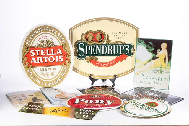 Collection of metal signs (10)
