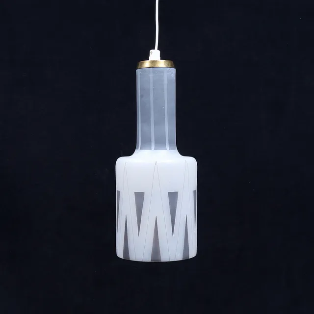 TAKLAMPA, glas, 1950-tal.