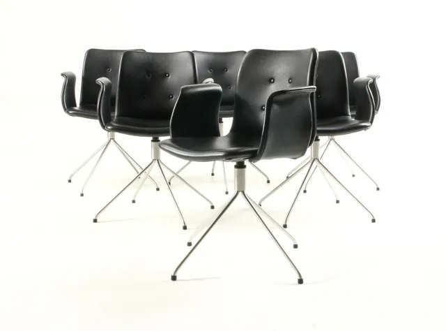 Bent Hansen. Six armchairs, model Primum, exhibition models (6)