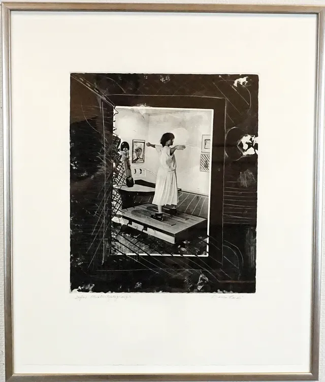 FRANCO LEIDI (1933-2008), akvatintfotogravyr, "Dafne", signerad.