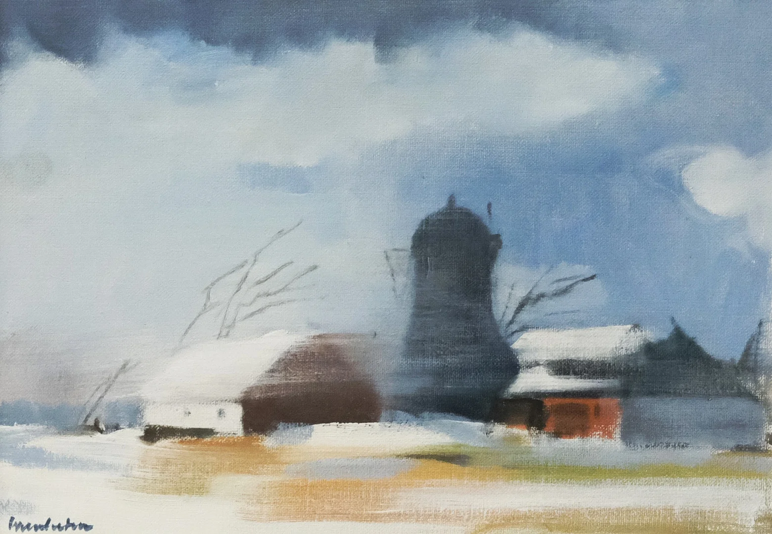 STIG WERNHEDEN. OLJA PÅ DUK. — Paintings — Björnssons Auktionskammare