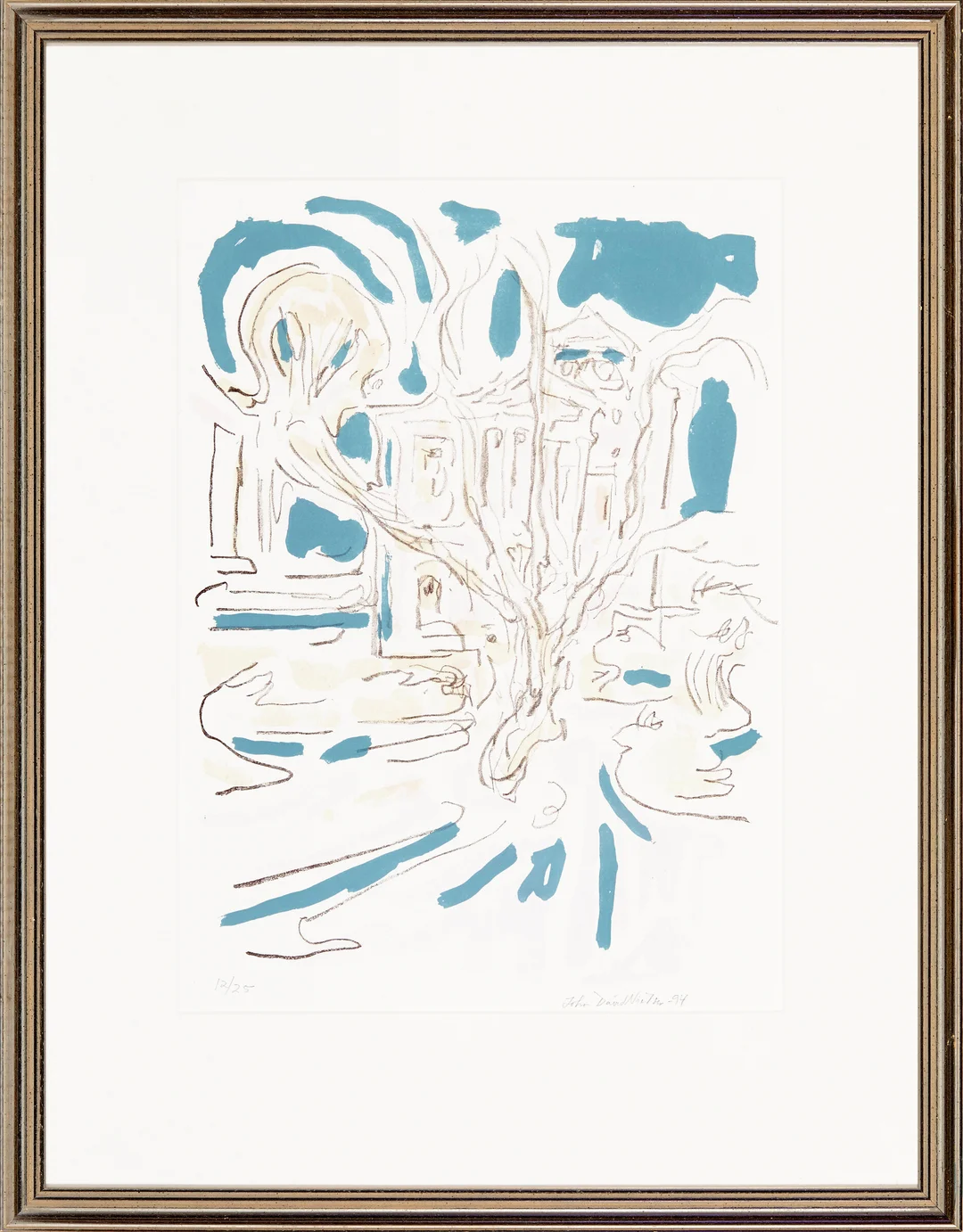 Nielsen, John David — Landskap, 1994 — Kunst/Grafikk — Blomqvist