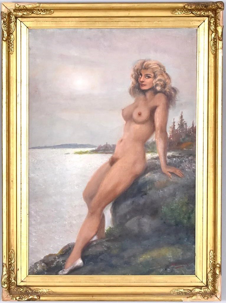 STEN EKENDAHL (1897-1968). Olja på duk. — Paintings — Halmstads Auktionskammare