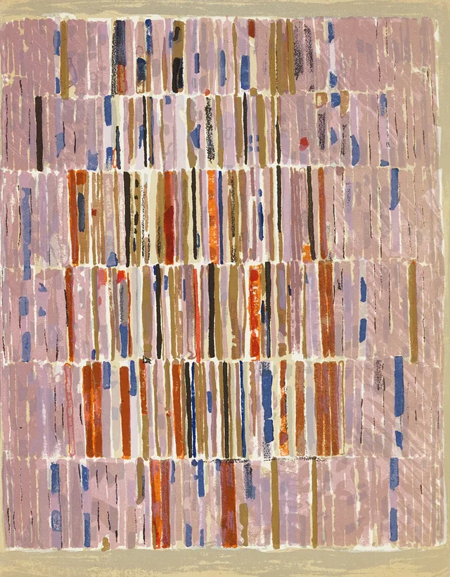CÉSAR BALDACCINI (1921-1998). "Pons", ur XX:e siècle 1961 nummer 16, originallitografi.