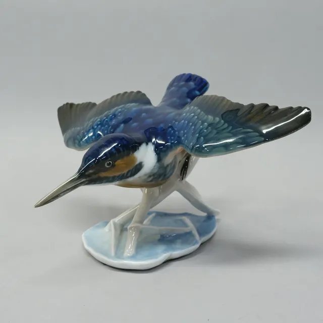 FRITZ HEIDENREICH. KUNGSFISKARE, ROSENTHAL.