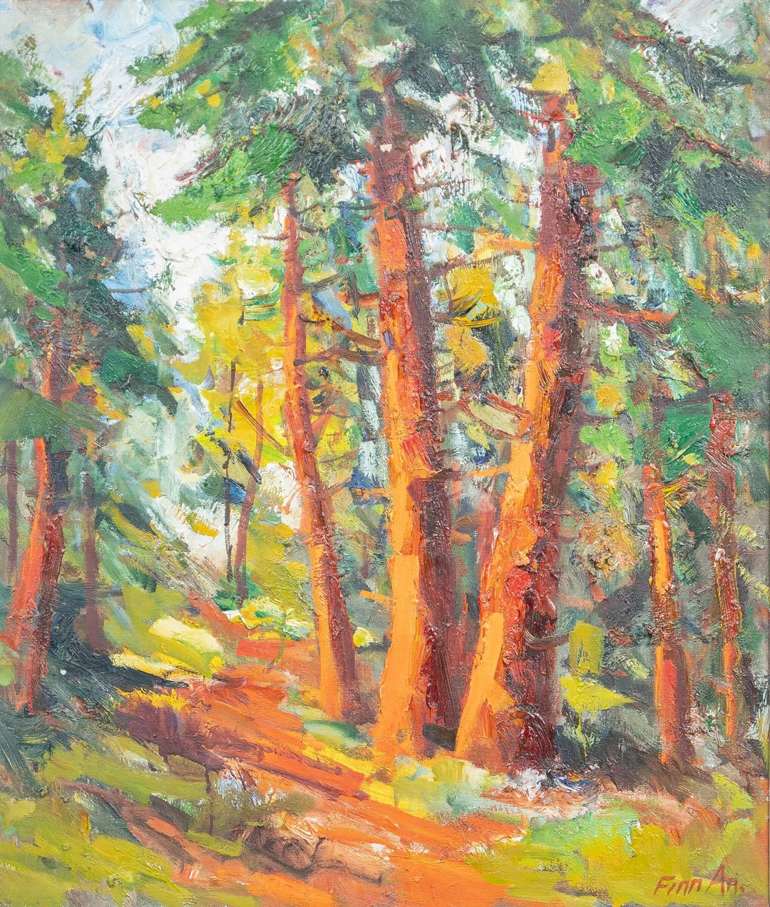 Finn Andersen. Forest area. — Paintings and sculptures/Modern pictorial arts — Lauritz
