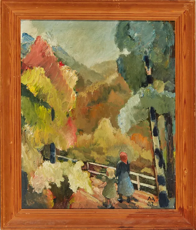 Aamodt, Asbjørn — På tur, 1942