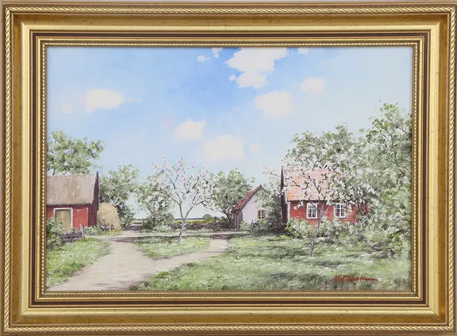 OLOF TRÄNK. OLJA på duk, signerad, 1900-tal.