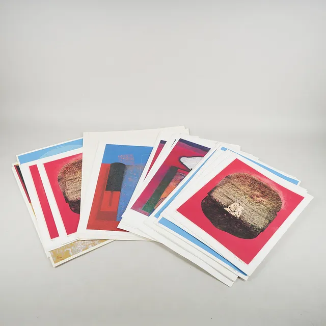 JUHA SOISALO. GRAFIKBLAD, litografier, serier.