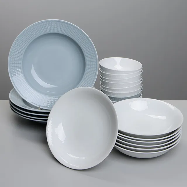 LOUISE ADELBORG. Matservisdelar, 22 st, porslin, "Swedish Grace", Rörstrand.