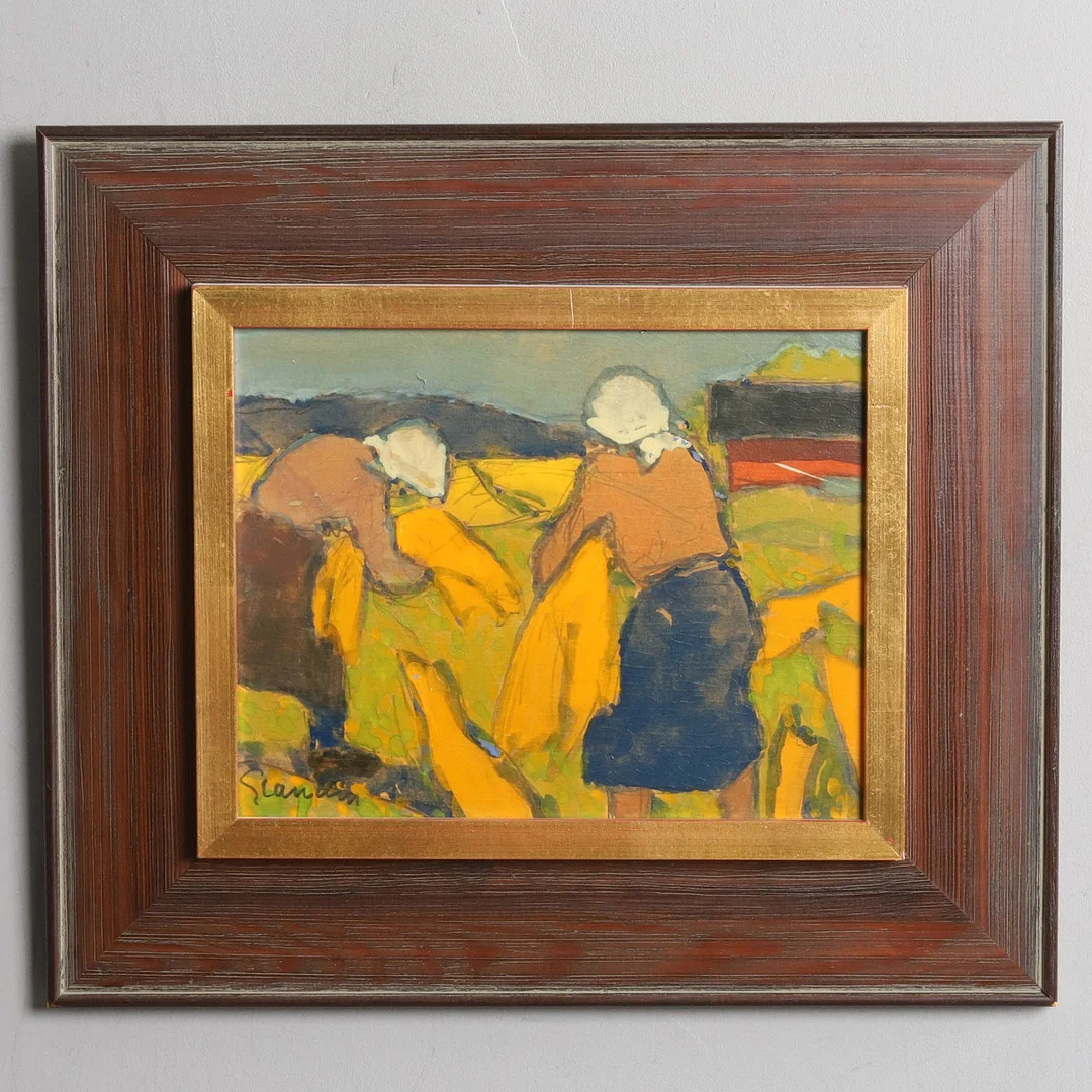 SVÄN GRANDIN. Blandteknik, signerad. — Paintings — Örebro Stadsauktioner