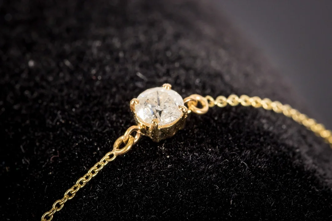 Brillant armbånd af 14 kt guld, 0.54 ct — Jewellery/Bracelets — Lauritz