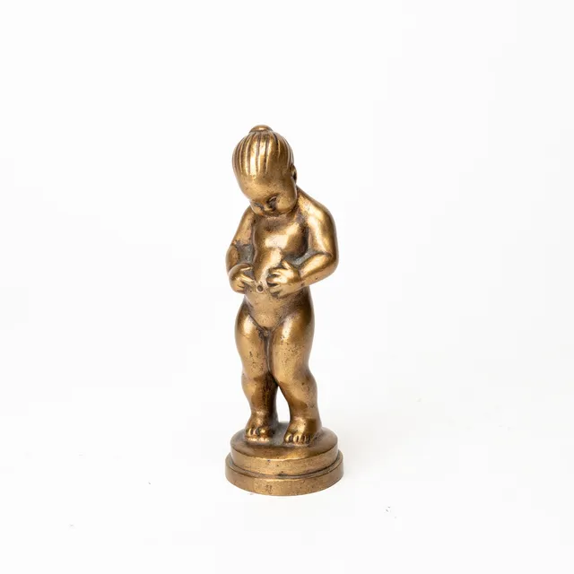 SVEND LINDHART (1898-1989). Skulptur, brons, Flicka, BRDR, Grage, Köpenhamn, Danmark, 1900-talets andra hälft.