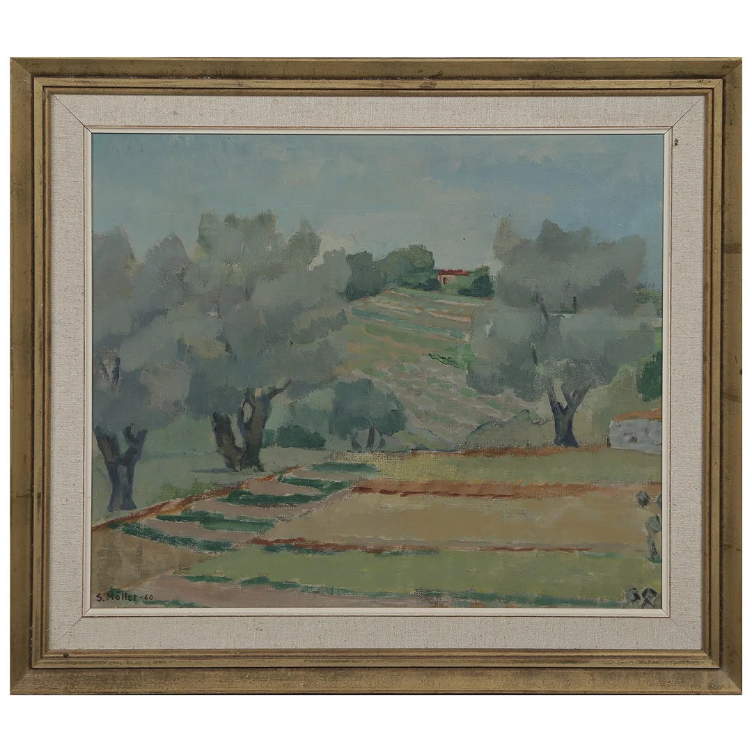SIGURD MÖLLER (1895-1984) OLJA PÅ DUK, SIGNERAD. — Paintings — Auktionskammaren Sydost Kalmar