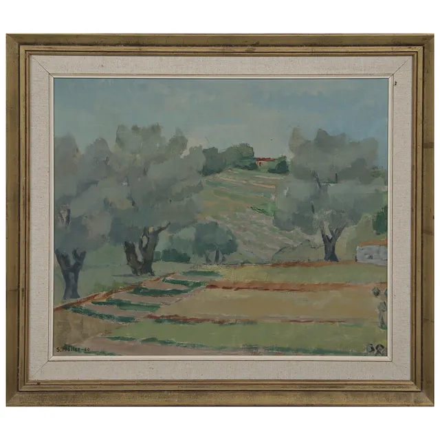 SIGURD MÖLLER (1895-1984) OLJA PÅ DUK, SIGNERAD.