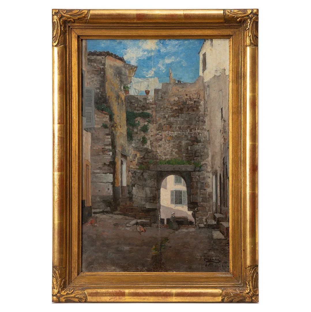 AXEL LINDMAN. "Antibes". — Paintings — Stockholms Auktionsverk Göteborg